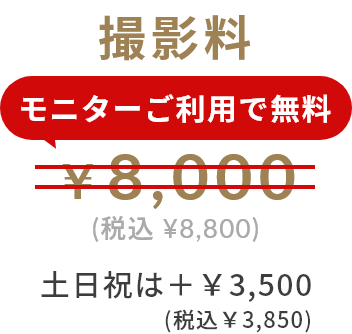 撮影料