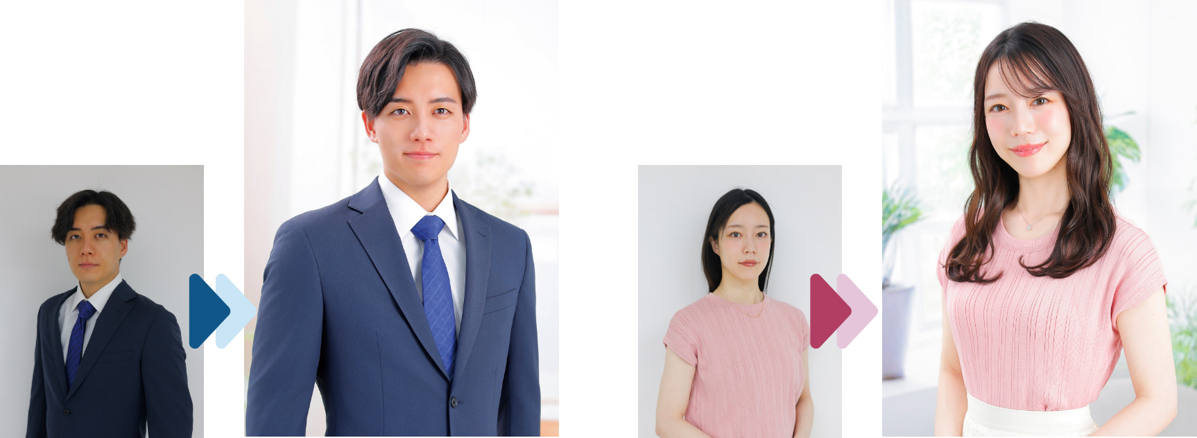 お客様の魅力を最大限に。before＆after